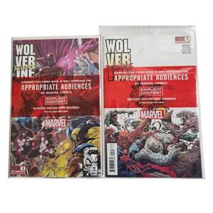 Marvel Wolverine Revenge #3 & #5 Polybag Red Band Variant Ed. Brand New Sealed